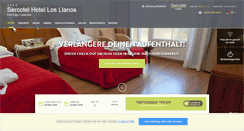 Desktop Screenshot of de.hotelsercotellosllanos.com