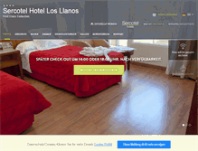 Tablet Screenshot of de.hotelsercotellosllanos.com