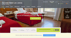 Desktop Screenshot of hotelsercotellosllanos.com